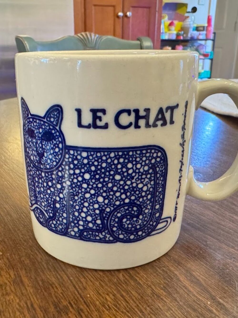 Vintage Taylor & NG by Win NG 1978 Le Chat  Cat and Mouse Coffee Mug